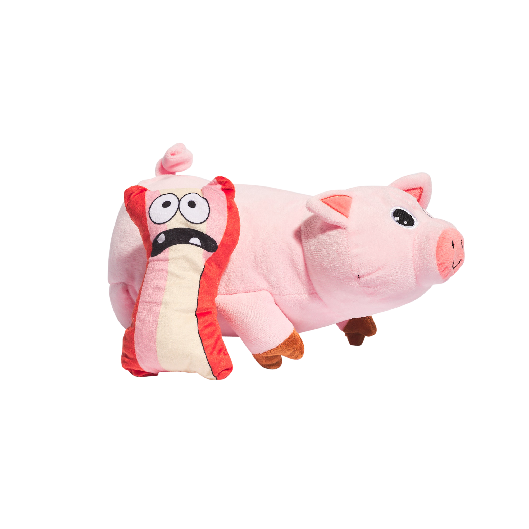 Main St. Pet™ 2-In-1 Pig & Bacon Plush Dog Toy