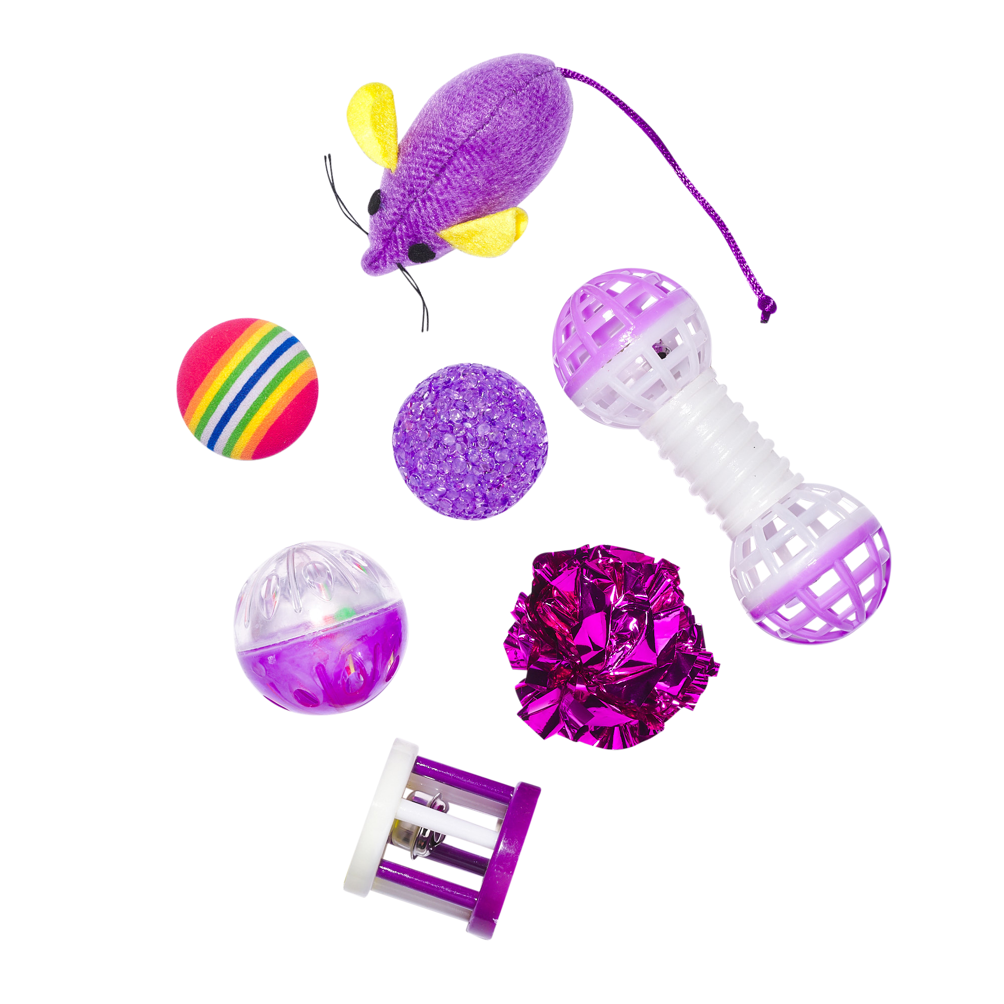 Main St. Pet™ 7-Pc Ball & Mice Variety Pack Cat Toys