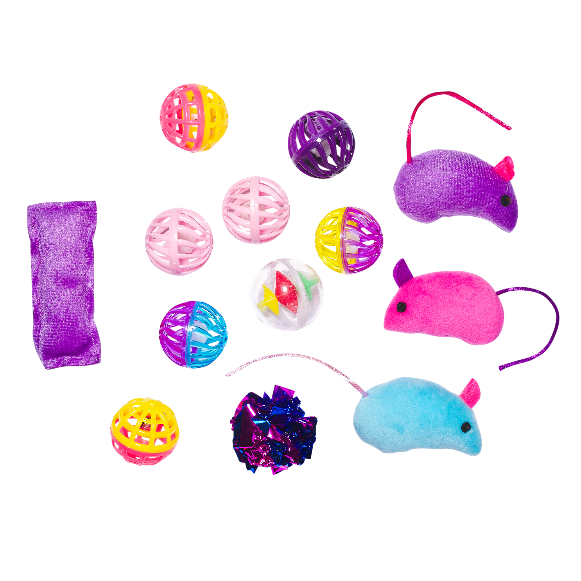 Main St. Pet™ 13-Pc Ball & Mice Variety Pack Cat Toys