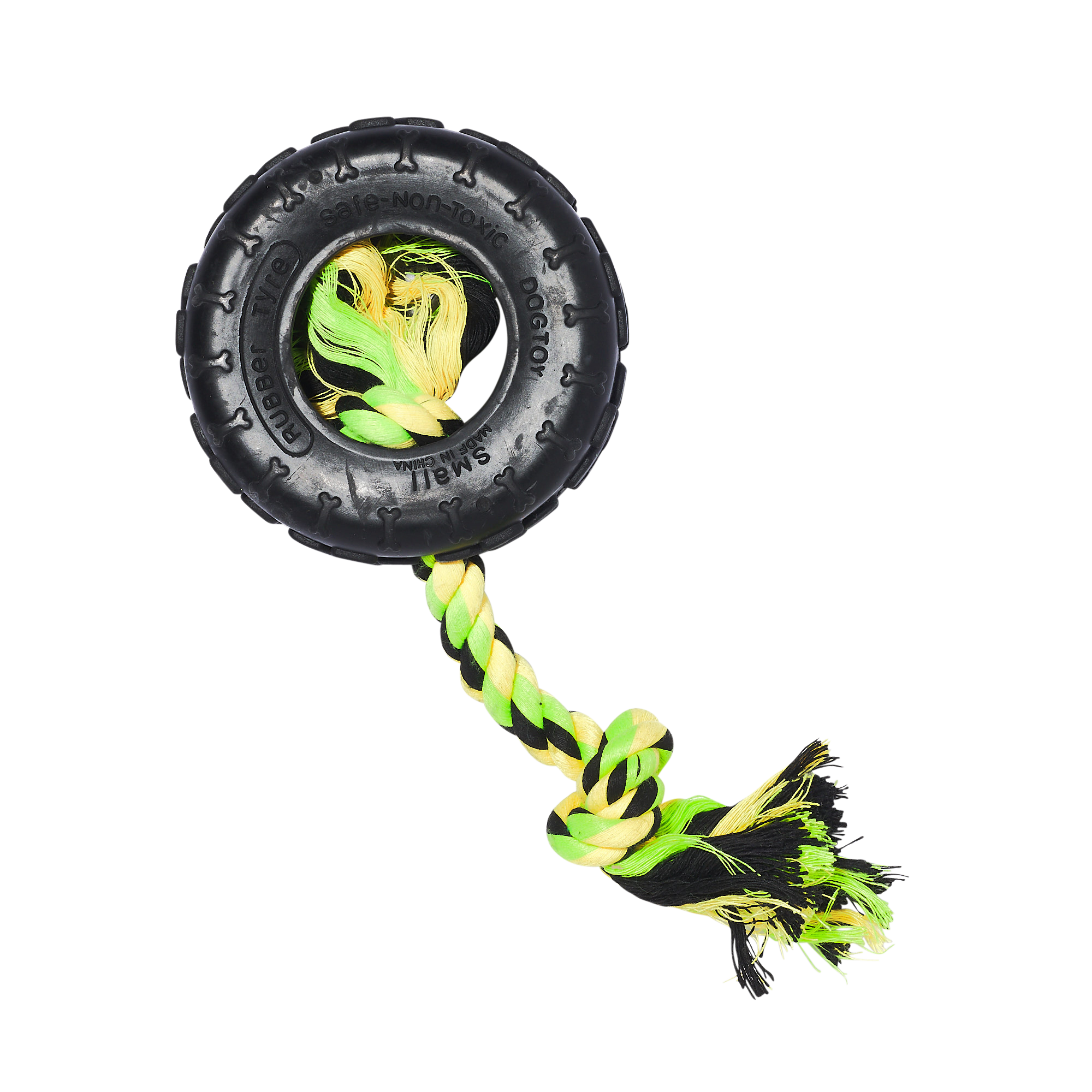 Main St. Pet™ 9" Tire With Rope Dog Toy