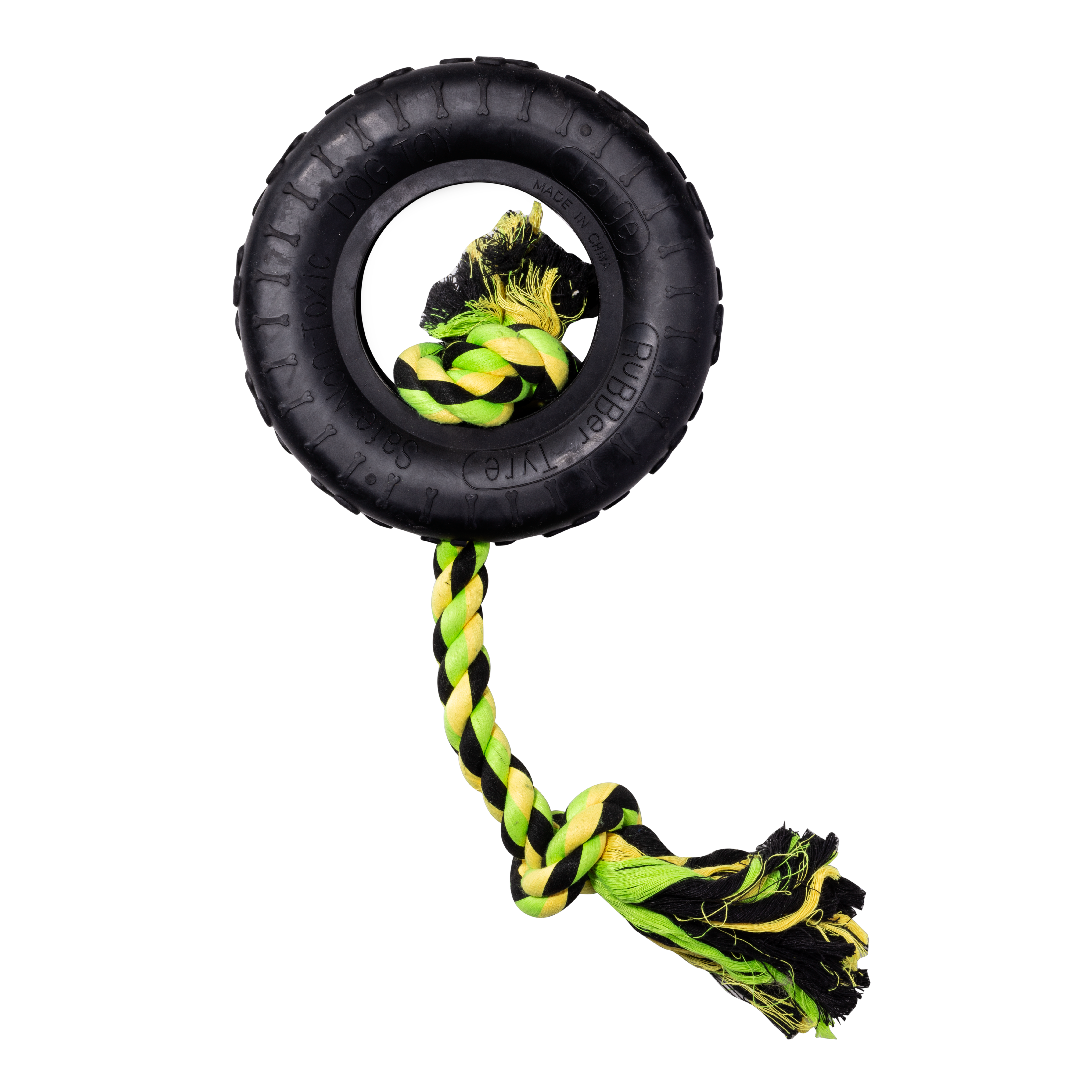 Main St. Pet™ 14" Tire With Rope Dog Toy