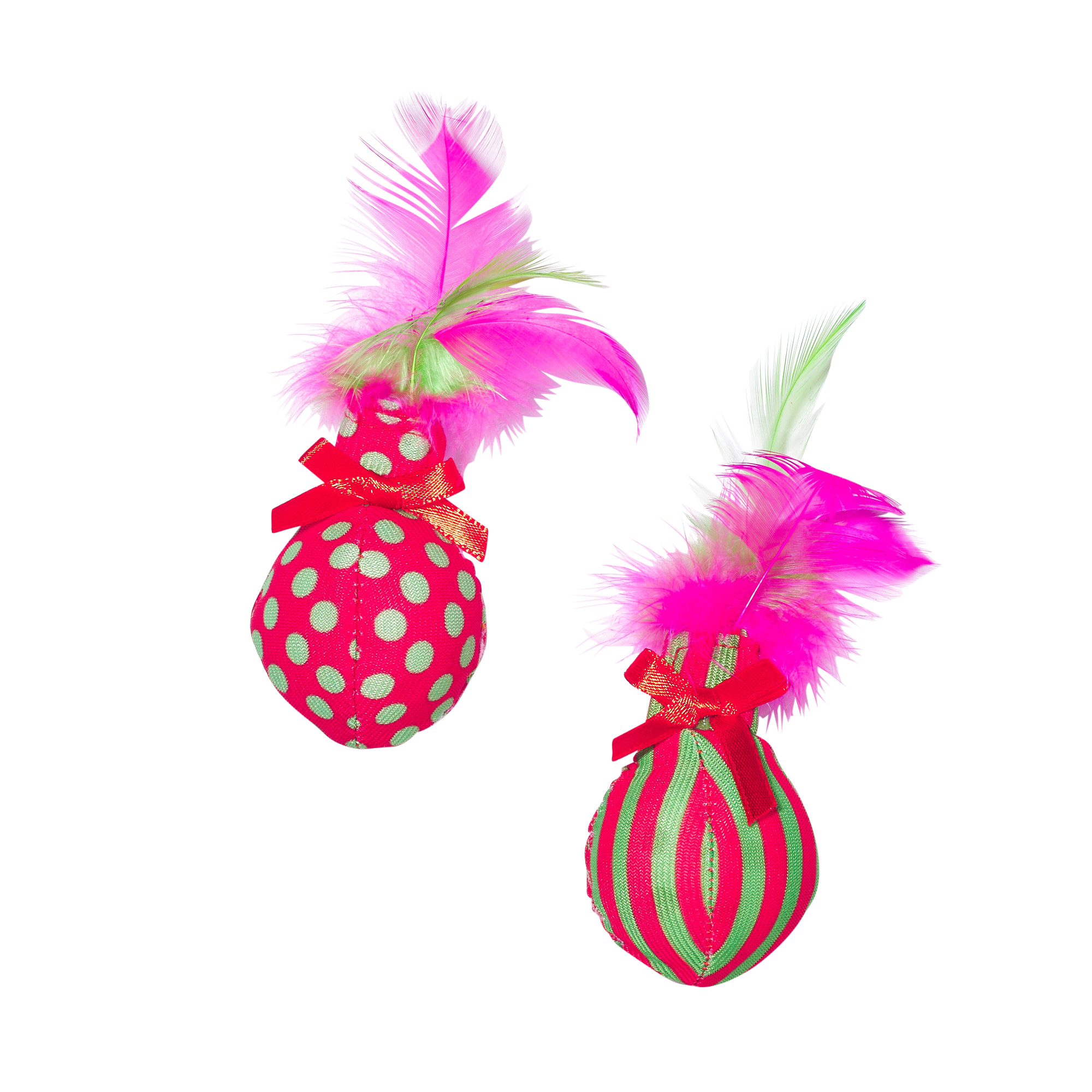 Main St. Pet™ 2-Pack Feather Balls with Bells Cat Toys