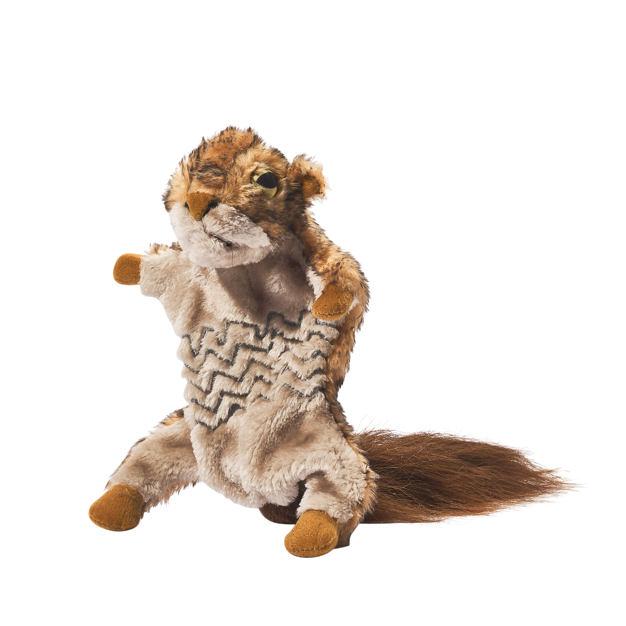 Main St. Pet™ Roadkill Squirrel With Ball Squeaky Dog Toy
