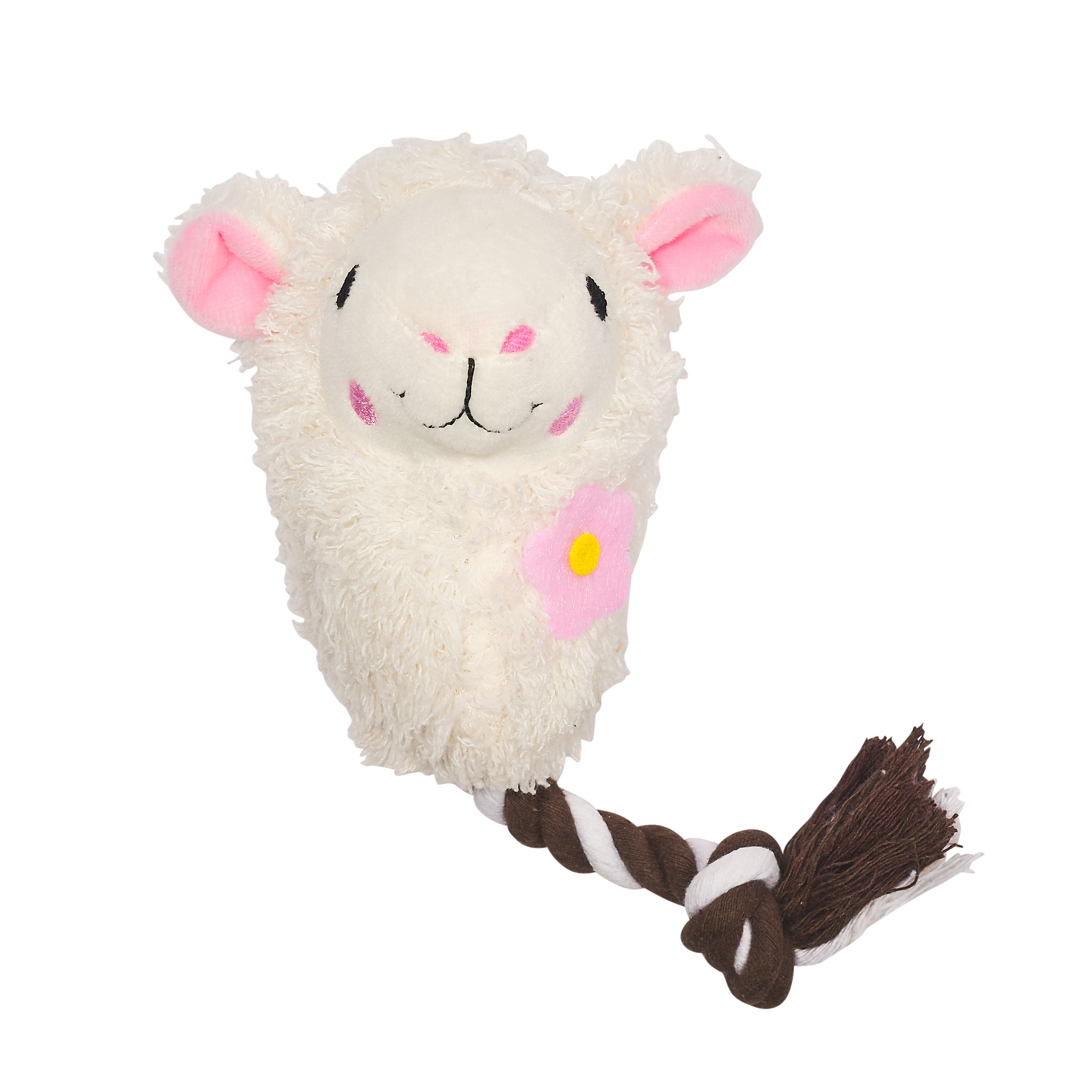 Main St. Pet™ Llama & Rope Plush Squeaky Dog Toy