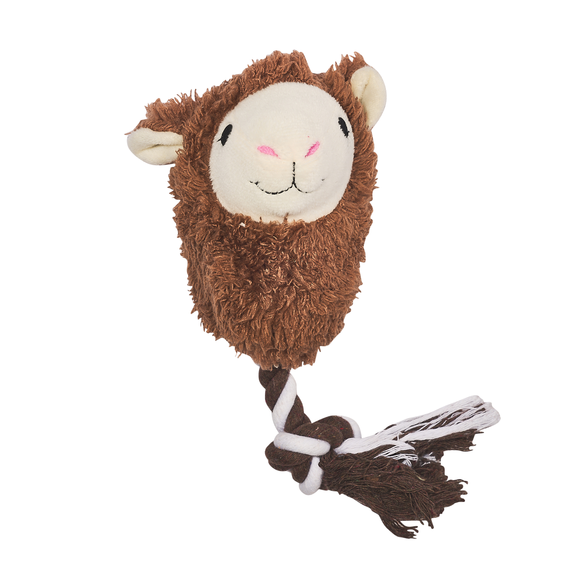 Main St. Pet™ Llama & Rope Plush Squeaky Dog Toy