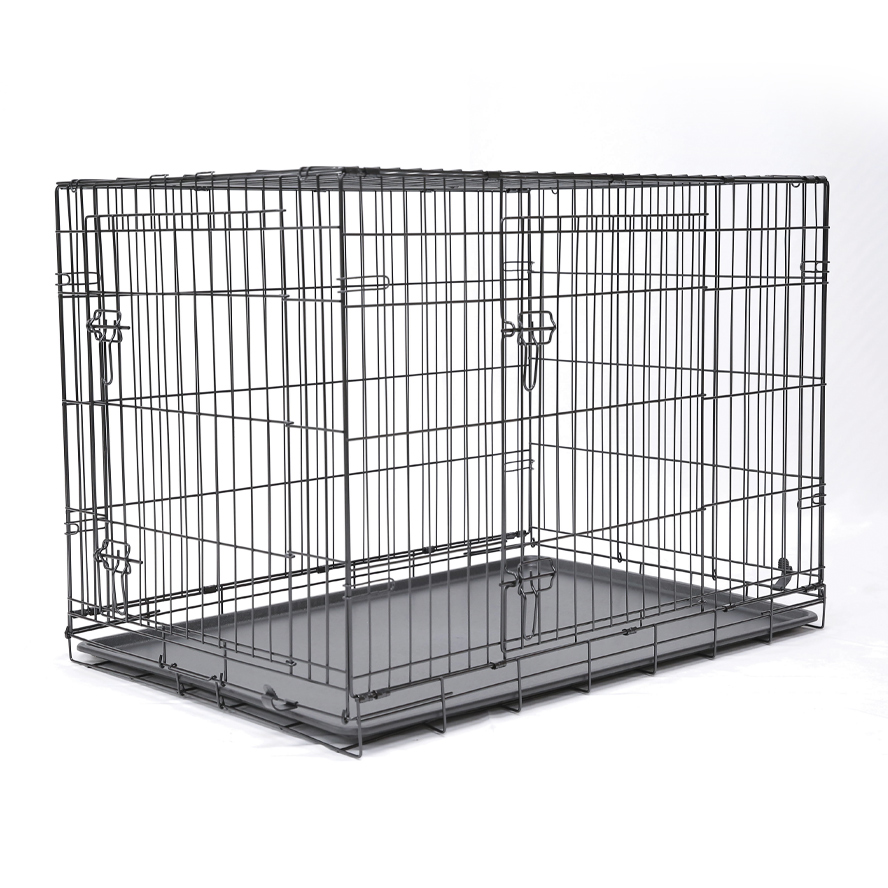 Main St. Pet™ 42" 2-Door Folding Pet Crate with Divider