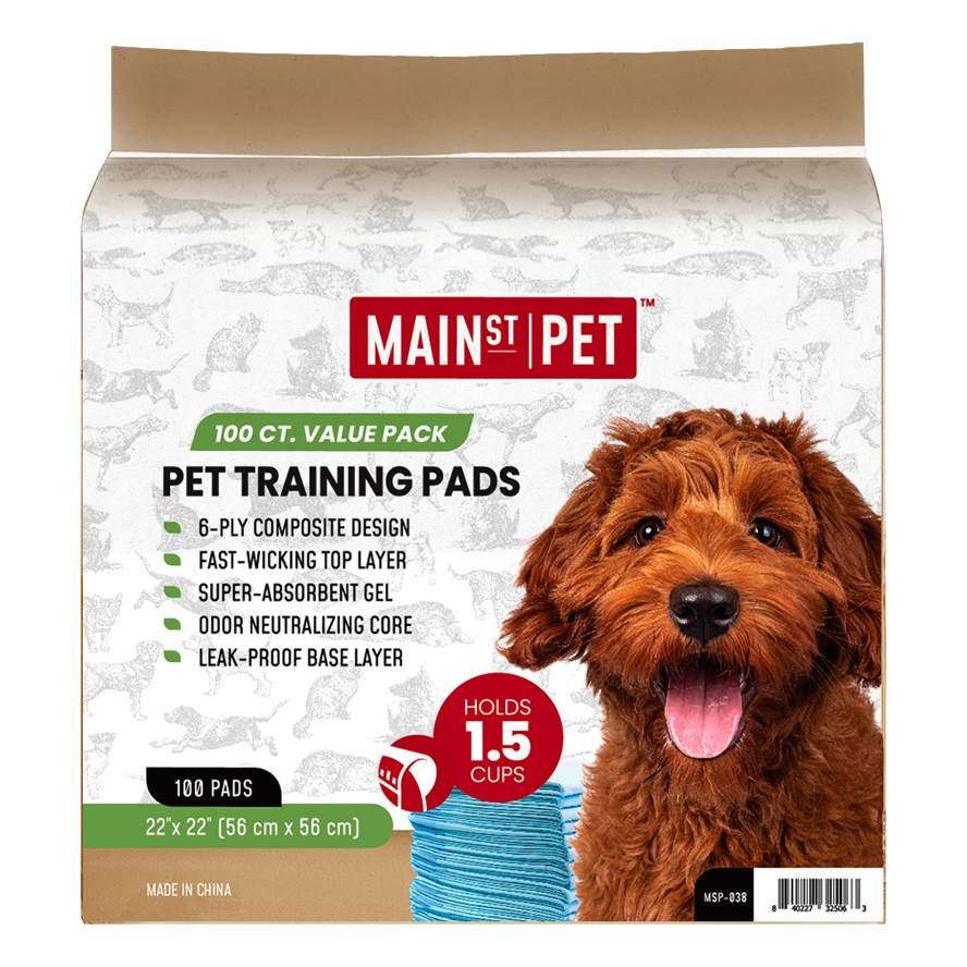 Main St. Pet™ 22" x 22" Pet Training Pads 100 CT Value Pack
